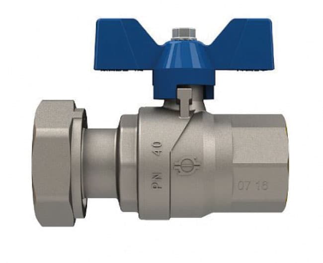 Valvola Arresto a Sfera in Ottone con Farfalla Evolution ¾ Girello F.i.v - 2