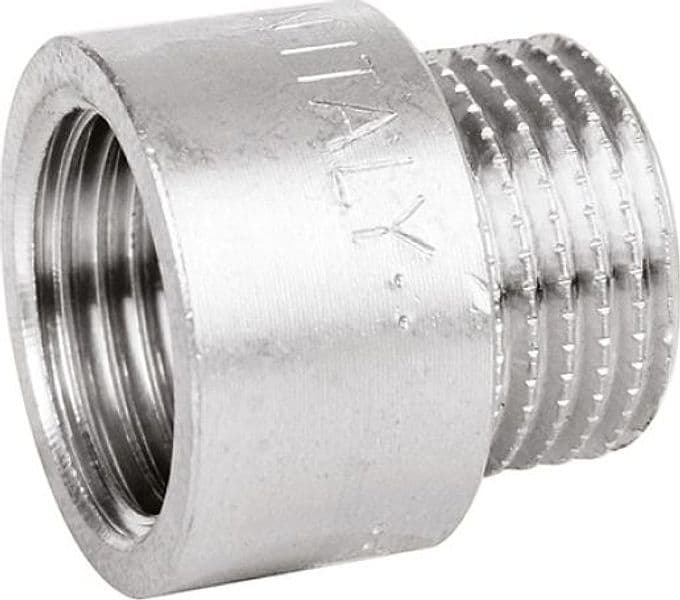 Raccordo Diritto Maschio Femmina Ottone Cromato 1500 3/4 x 10 mm - 2