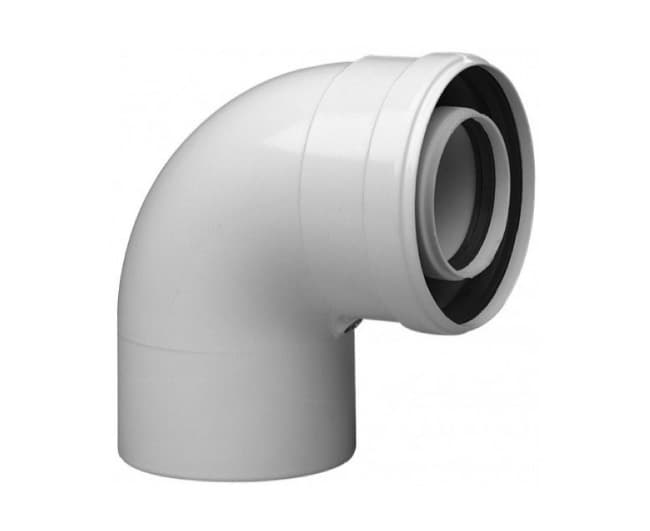 Curva Coassiale 90 Di Partenza Ee ? 60 100 BAXI - 2
