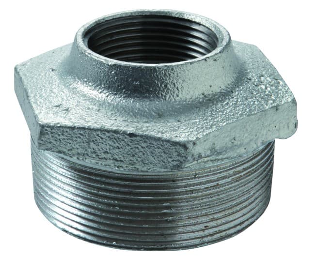 Raccordo Ridotto Maschio Femmina in Ghisa Malleabile Zincato 1 PO2411*34ZC - 2