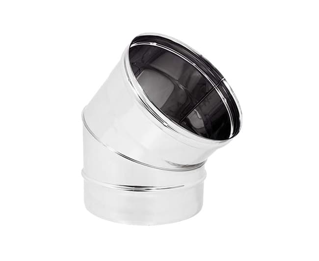 Curva 45 ° Monoparete Acciaio INOX AISI 304 Ø 140 Sp 05 mm Europrofil - 2