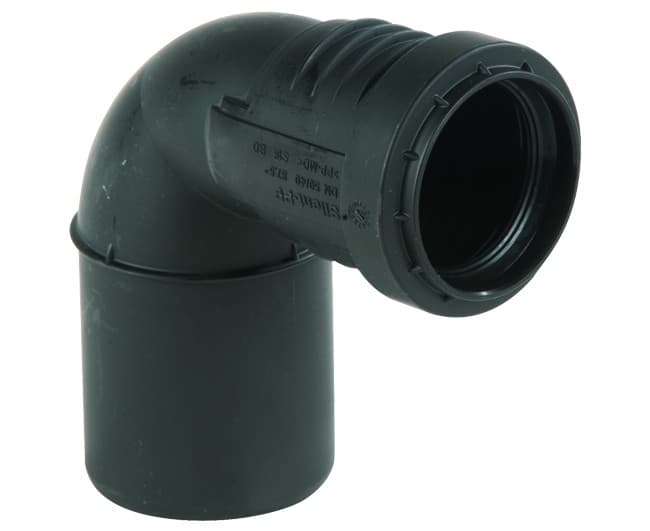 Curva Ridotta 875 ° PP Innesto Guarnizione Silent Ø Geberit - 2