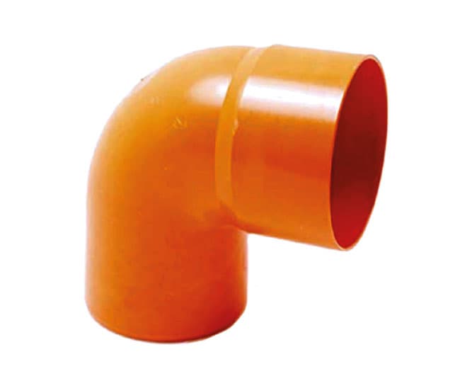 Curva 87 ° in PVC Maschio Femmina Ø 50 Idroweb - 2