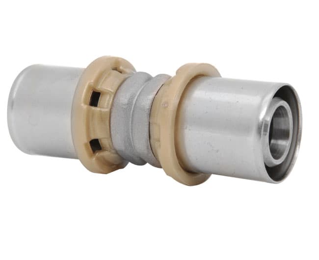 Raccordo Diritto Doppio per Tubo Multistrato Pressare Sempiter Ø 16 x Icma - 2