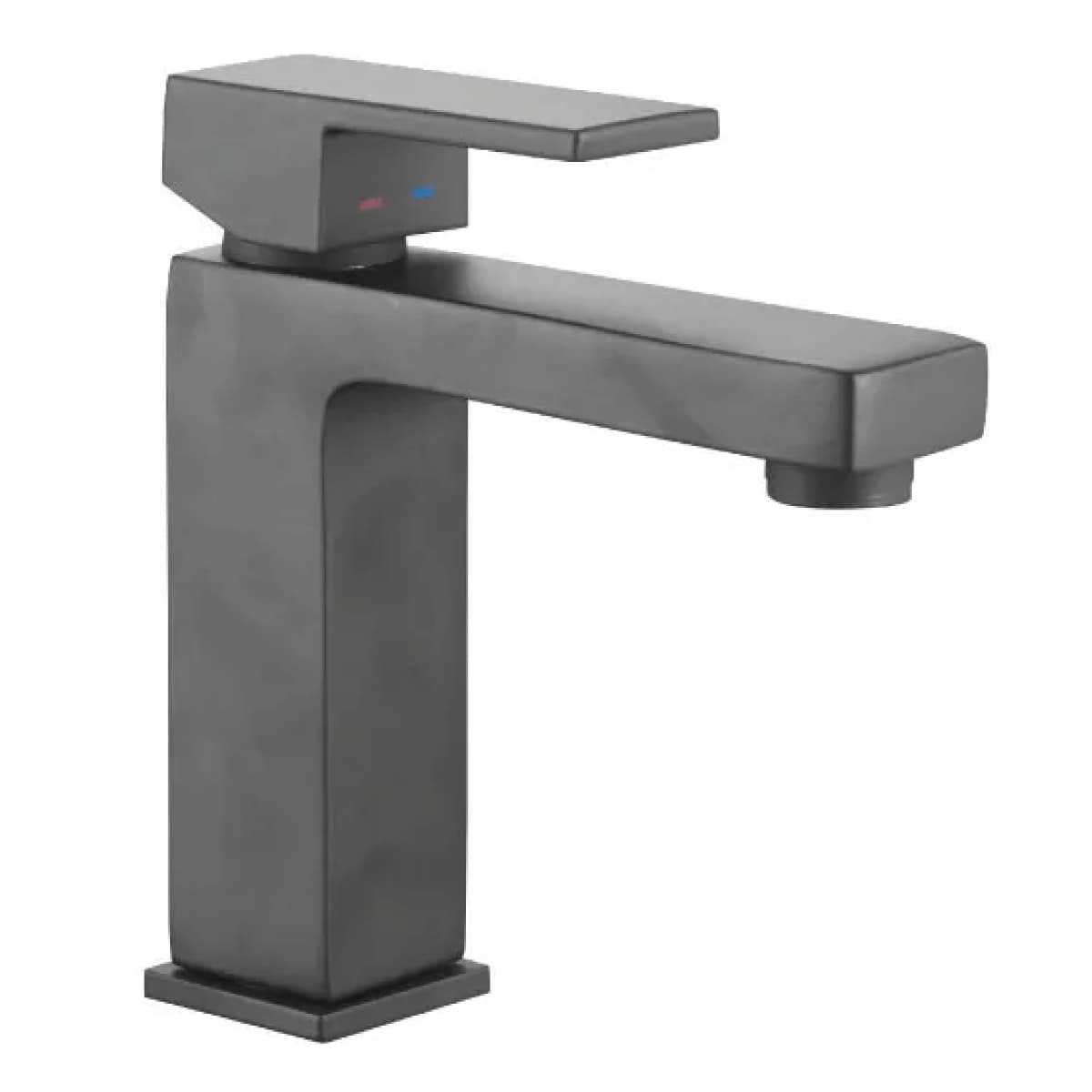 Rubinetto Miscelatore Monocomando per Lavabo Nero Opaco Green 2.0 Nero - 2