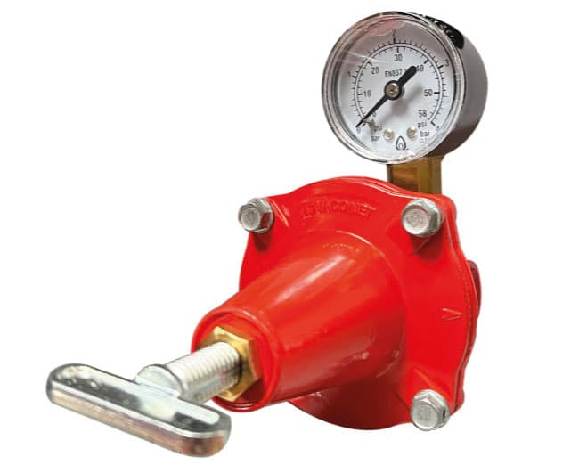 Regolatore Gas Alta Pressione per GPL con Manometro Kg 12 Novacomet - 2
