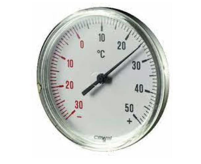 Termometro Corpo INOX Attacco Posteriore per Refrigerazione °) (+50 CEWAL - 2