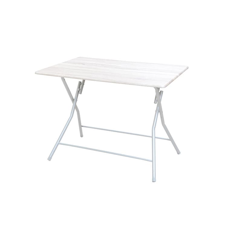 Tavolo Pieghevole Bingo Cm 120 x 80 Frassino Bianco - 2