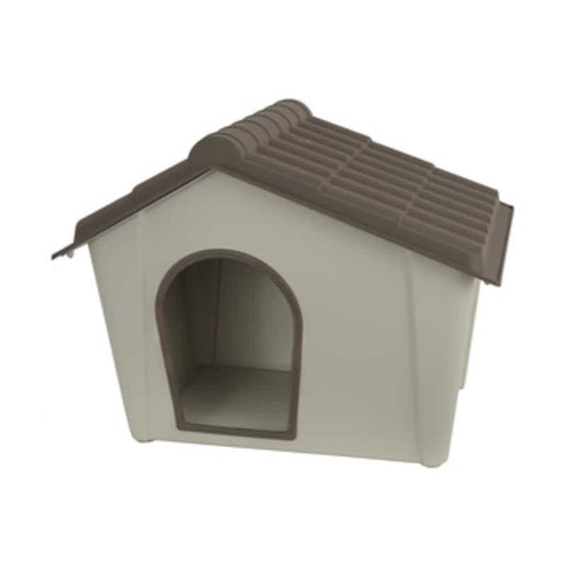 Cuccia per Cani Resina 79 x 59,2 x 60,8 cm Tortora Beige Art Plast 3 Pezzi - 2