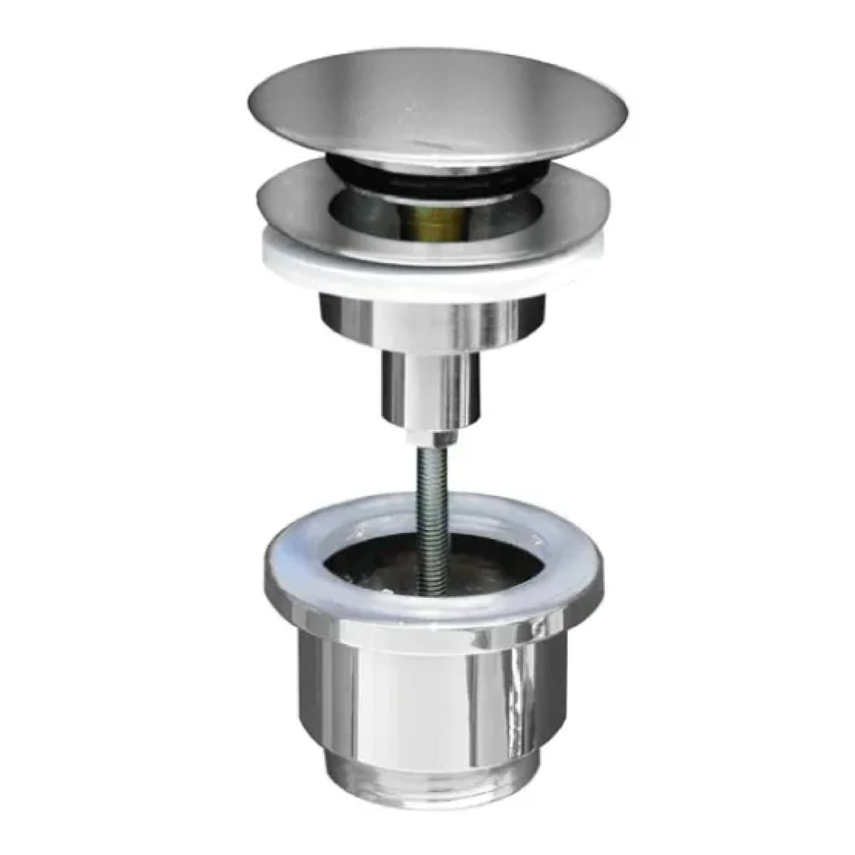 Piletta Click Clack con Tappo Ottone Cromato con Vite Centrale 1¼ Idroweb - 2