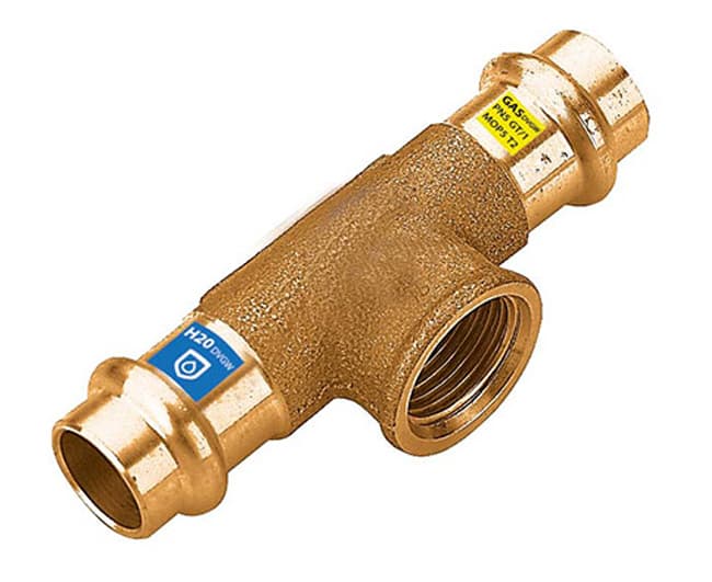 T Femmina a Pressare in Bronzo Serie Frabopress Kombi ¾Ø22 - 2