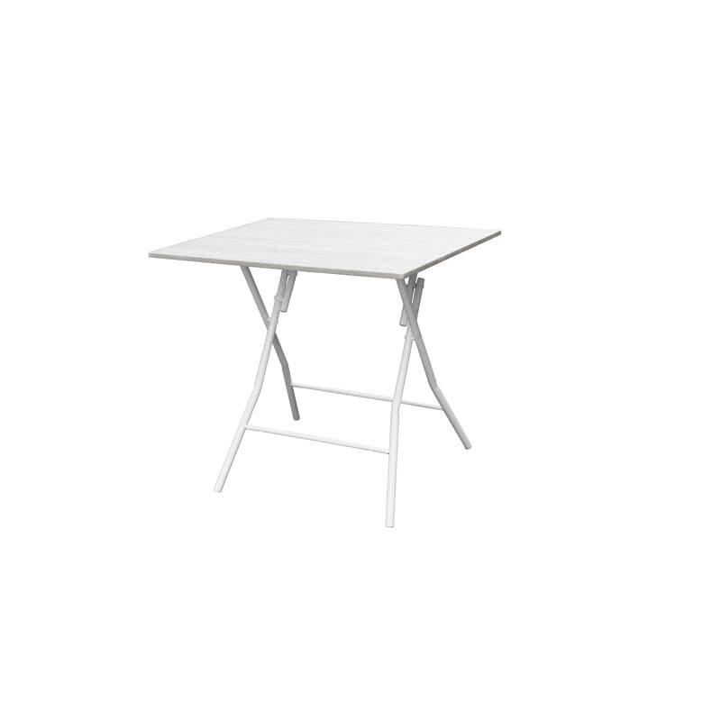 Tavolo Pieghevole Bingo Cm 60 x 80 Frassino Bianco - 2