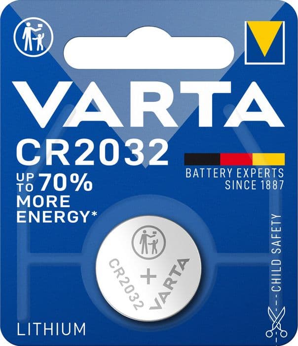 Varta Batteria a Bottone CR2032 Litio Bl 10 Blister – Idroweb