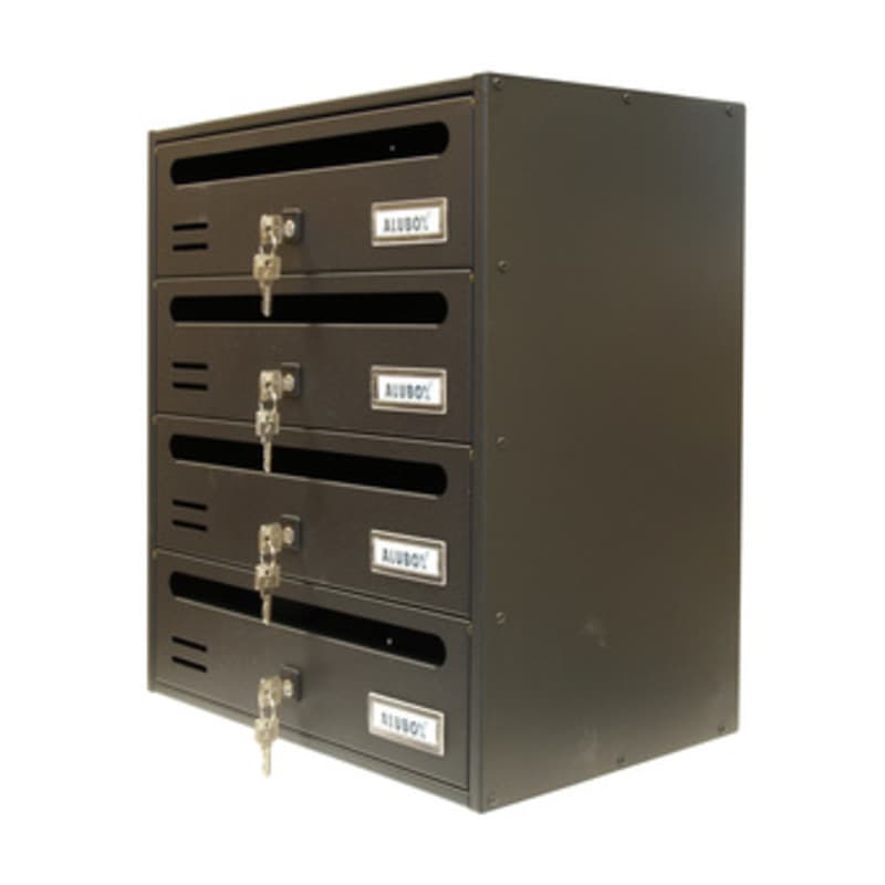 Cassetta Postale Alubox Cubo R 4 38,5 x 25 x 43 Gr Ghisa - 2