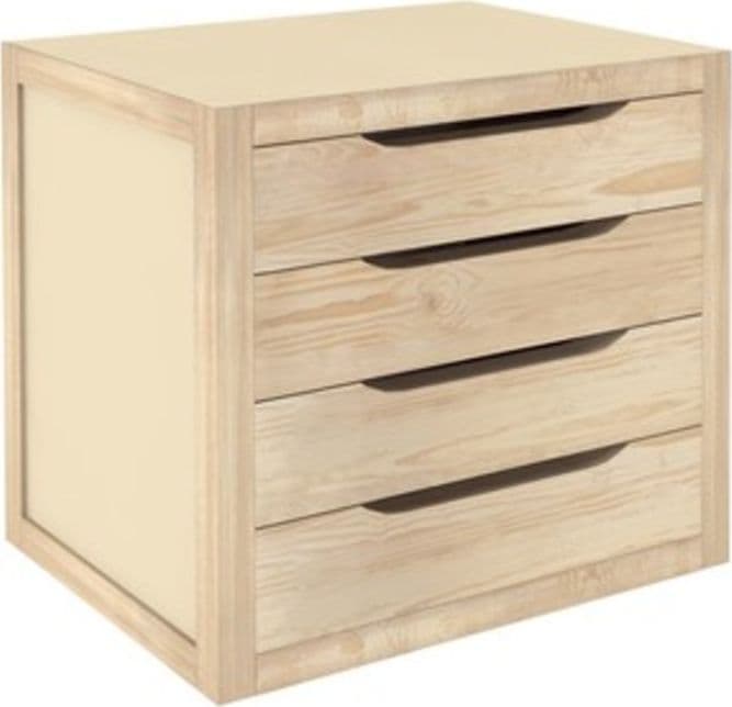 Cassettiera 4 Cassetti 39 x 30XH37,5 cm Astigarraga Kit Line - 2
