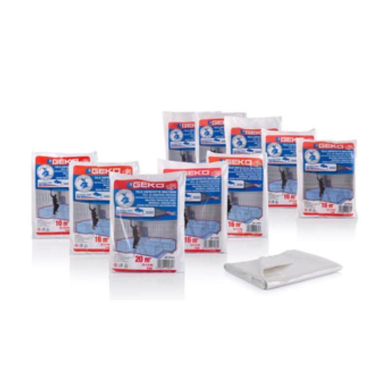 Telone Copritutto Polietilene 4 x 4 m 200 g Ca Rotolo Elepacking 80 Pezzi - 2