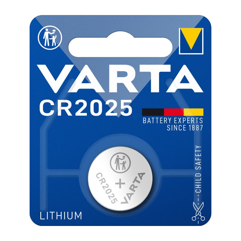Varta Batteria a Bottone CR2025 Litio Bl 10,0 Blister - 2