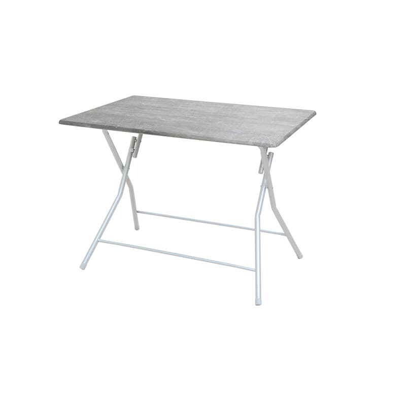 Tavolo Pieghevole Bingo Cm 120 x 80 Cemento - 2