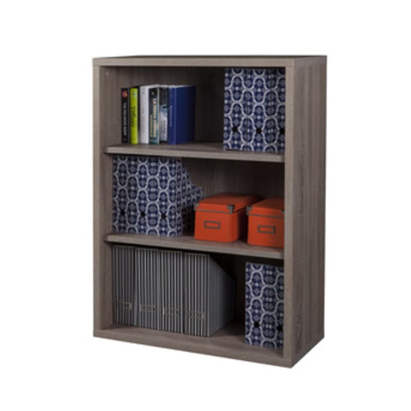 Disegno Libreria 3 Vani 36 x 82XH112 Cm Rovere Composad - 2