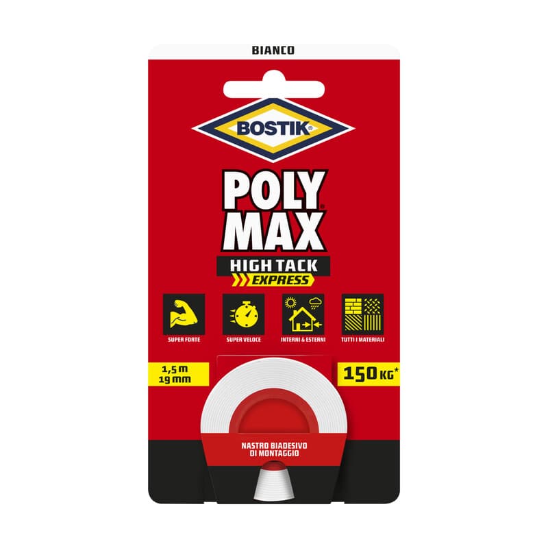 Nastro Biad Hightack Express Bianco Bostik Polymax - 2
