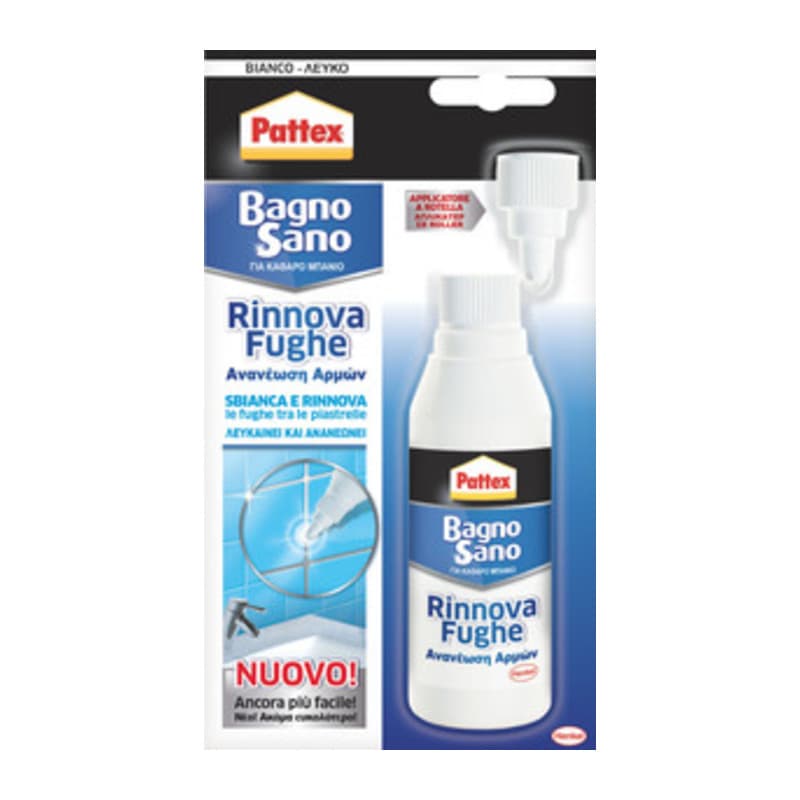 Pattex Bagno Sano Rinnova Fughe Bianco 125 ml Henkel Italia 12 Pezzi - 2