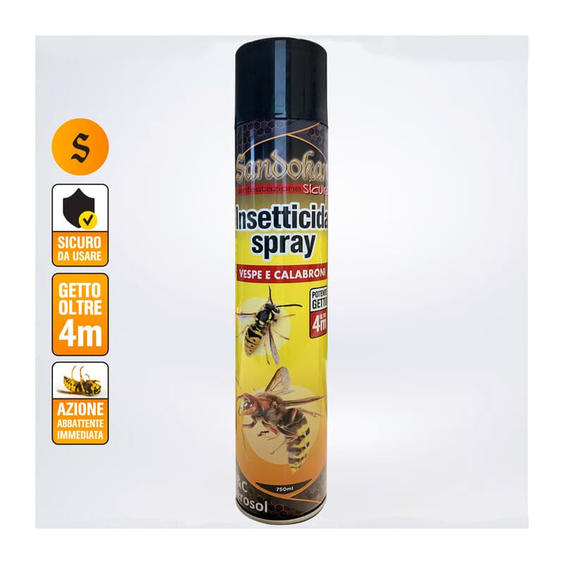 Insetticida Vespe e Calabroni 750ML - 2