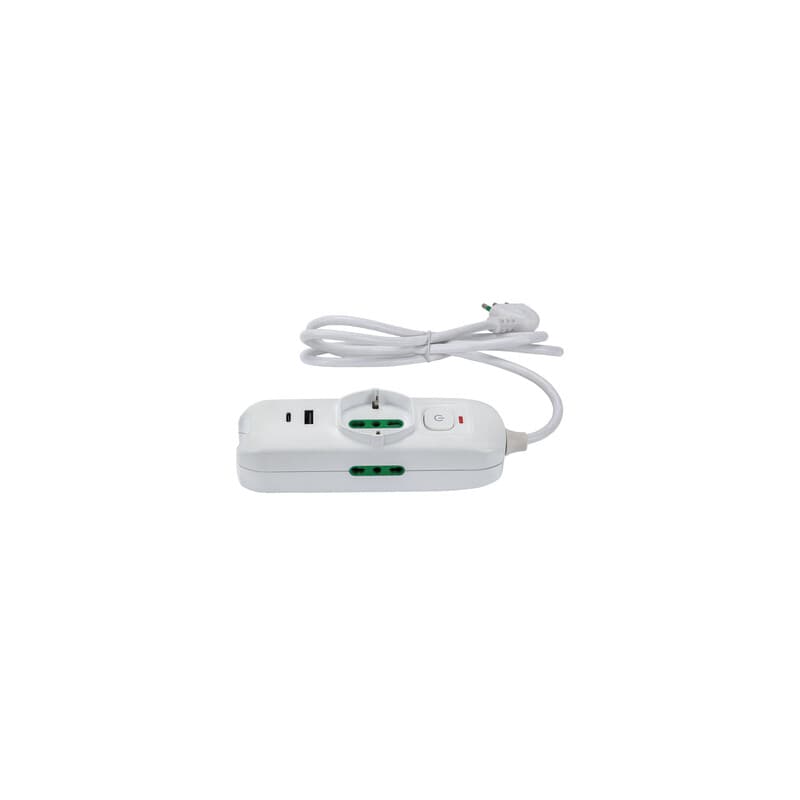 Fme 474124 Multipresa 2P Bip e 1BIP Sch e USB a C Triax - 2