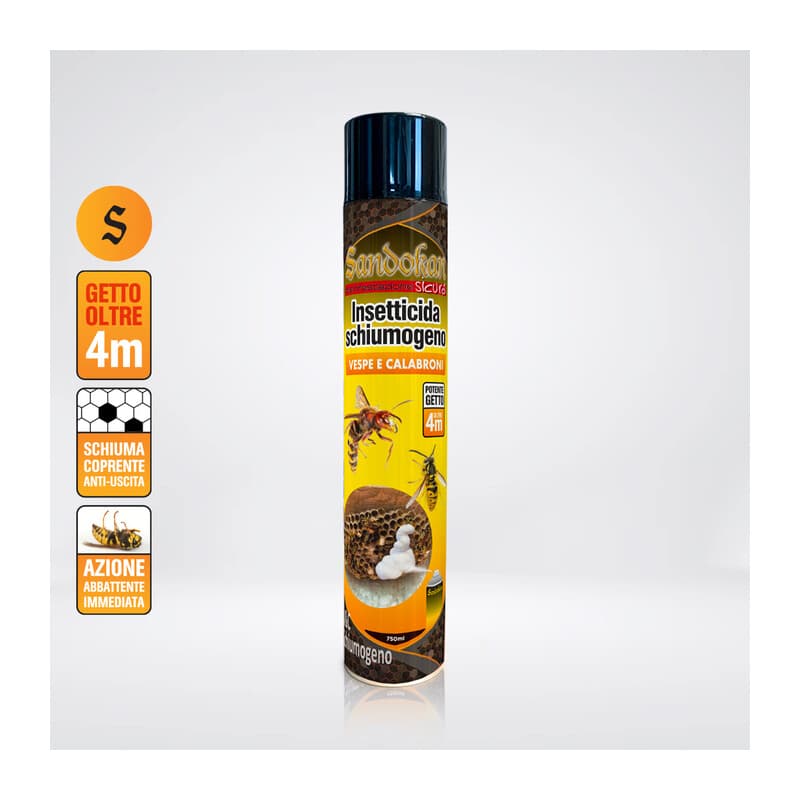 Insetticida Vespe e Calabroni Schiumogeno 750ML - 2