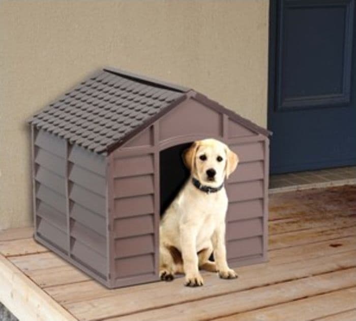 Cuccia per Cani PP 72 x 72 x 68 cm Beige Marrone Starplast - 2