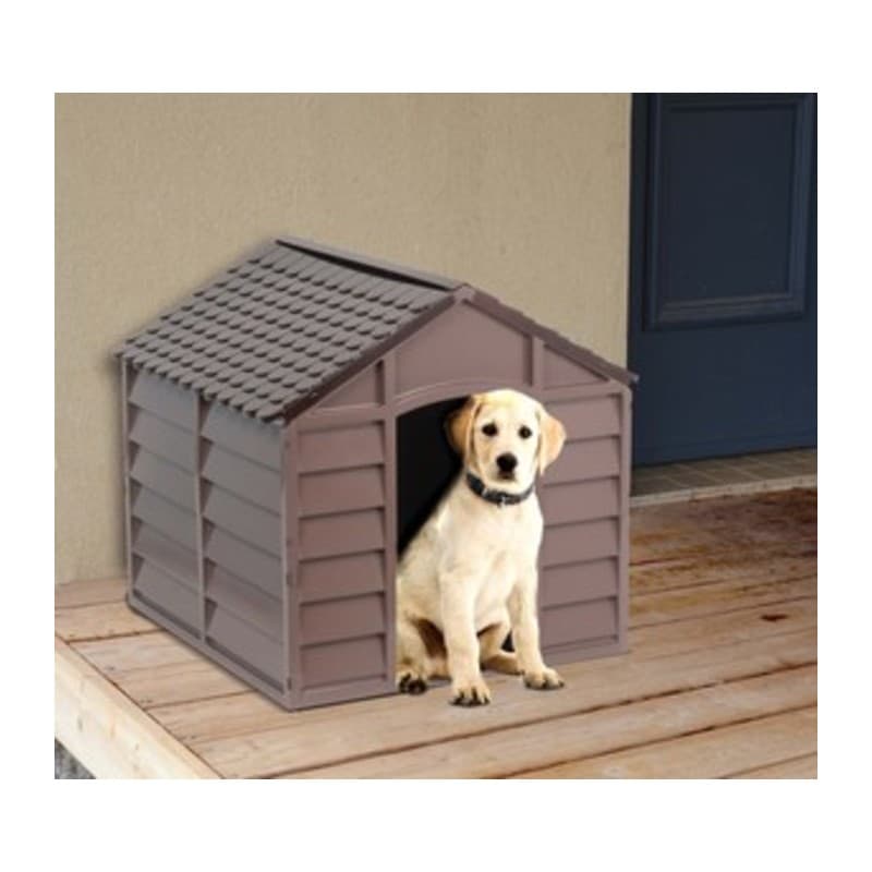 Cuccia per Cani PP 72 x 72 x 68 cm Beige Marrone Starplast - 2