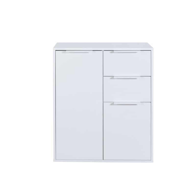 Mobile 2A e 2C Cm 72 x 35 x 87H Bianco Bianco Luc Classe A Plus - 2
