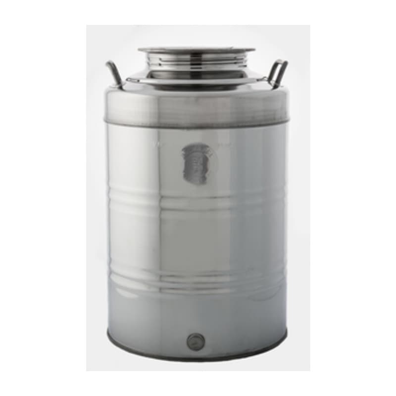 Contenitore Acciaio INOX per Olio 50 l Aggraffato Belvivere - 2