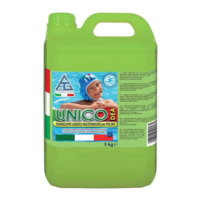 Cloro per Piscina Liquido Multifunz Unico 5 kg - 2