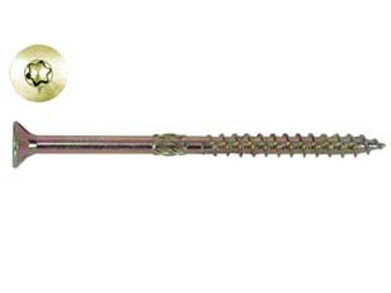 Viti Truciolare Testa Svasata Torx Acciaio Zincato Giallo Fm Cod 299619 - 2