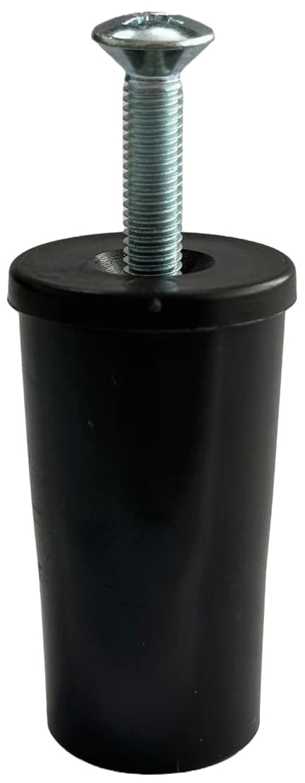 Paracolpo per Tapparelle con Rondella e Vite Colore Marrone Mm 41 50 Pezzi - 2