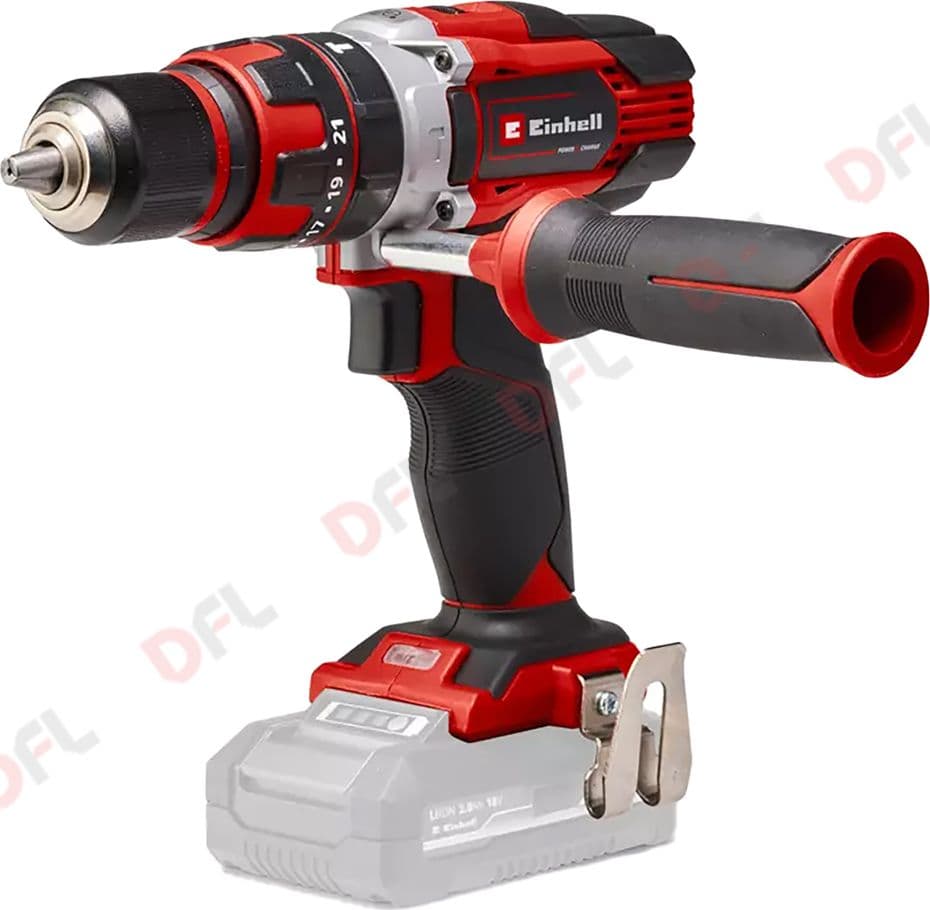 Trapano Avvitatore a Batteria con Percussione Li i Solo Einhell Te Cd 18 48 - 2