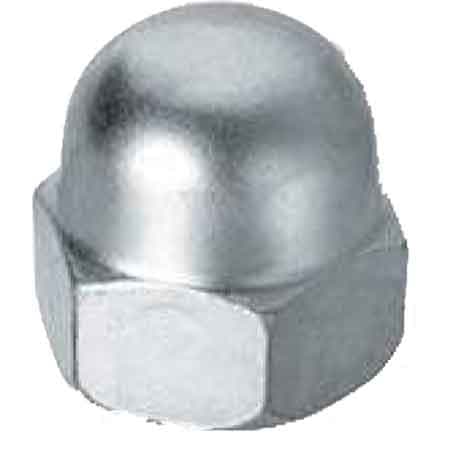 Dado Cieco Zincato M16 100 Pezzi - 2