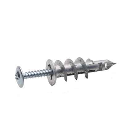 TASSELLO TURBOPLASTER CON VITE Inscatolato corpo+vite - 100 pezzi- AKIFIX - 2