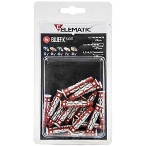 Tassello Bluefix 6 x 35 Vite 15 e 10,0 Confezione Elematic Blister 15 Pezzi - 2