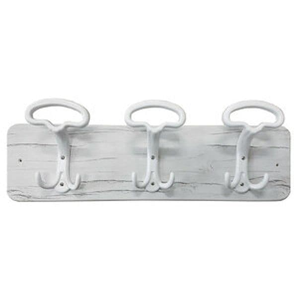 Appendiabiti Lady 3 Posti 500 x 160 mm Shabby Chic 2 Pezzi - 2