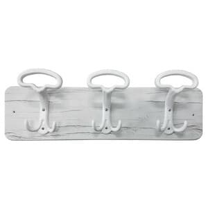 Appendiabiti Lady 3 Posti 500 x 160 mm Shabby Chic 2 Pezzi - 2