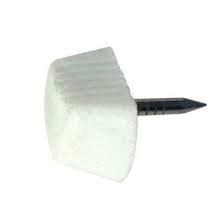 Reggipiano con Chiodo Fisso Plastica Bianco** 1000 Pezzi - 2