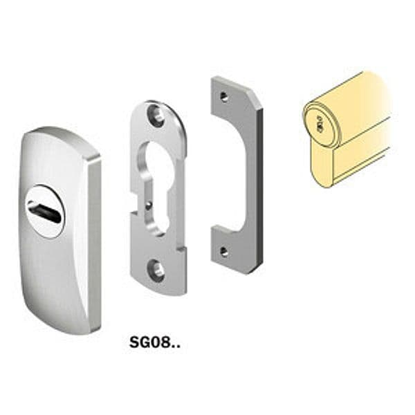 Protector Protezione Cilindri Sg 08 con Bas All Silv - 2