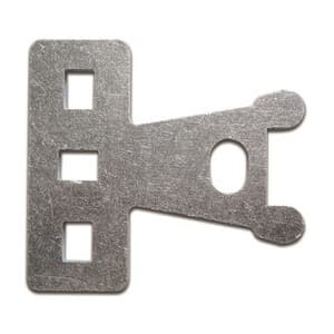 Portalucchetto Piano Vertic Acc Zinc 8 x 110 mm 2 Pezzi - 2