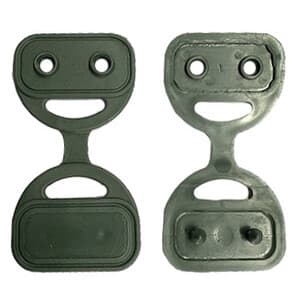 Clips Green Bottons per Rete Ombreggiante 250 Pezzi - 2