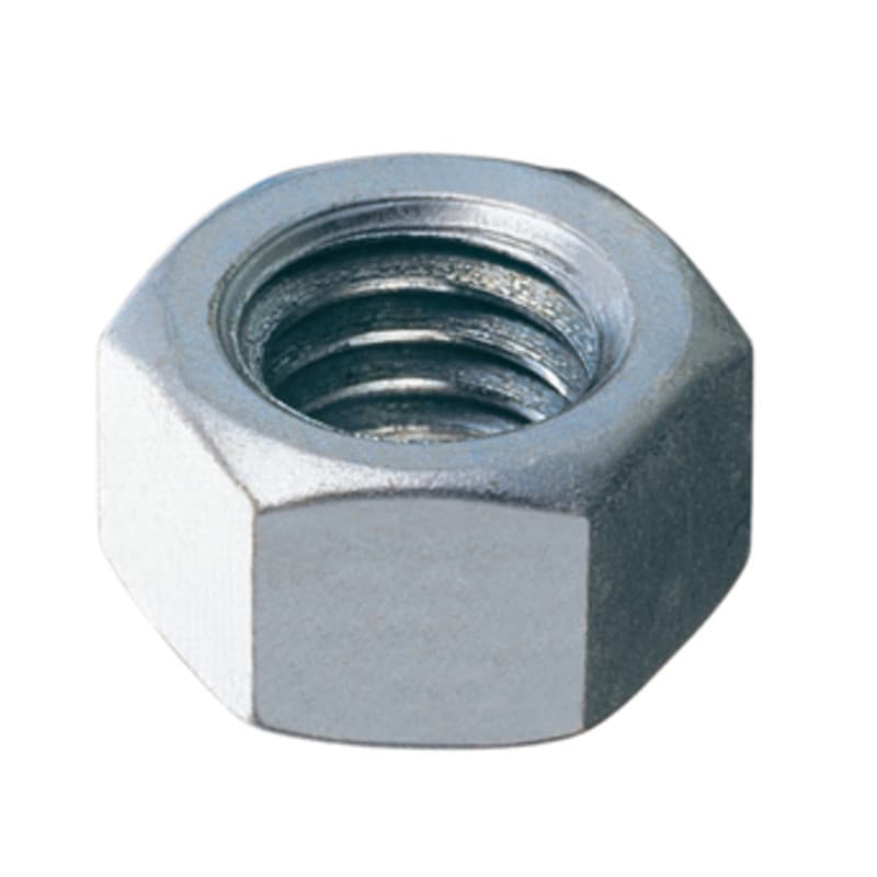 Dado Esagonale Zincato UNI 5588 20 Ma 100 Pezzi - 2