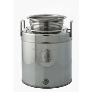 Contenitore Acciaio INOX per Olio 20 l Aggraffato Belvivere - 2