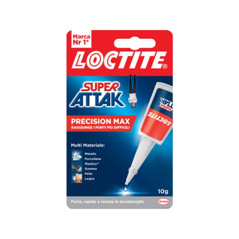 ADESIVO SUPER ATTAK PRECISION MAXI 10 G- HENKEL ITALIA- 1,0 pz - 2