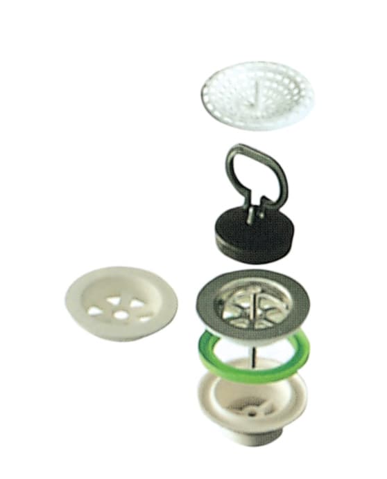 Piletta per Lavello Ceramica D 80 mm 1.½* 6,0 Blister Bl - 2