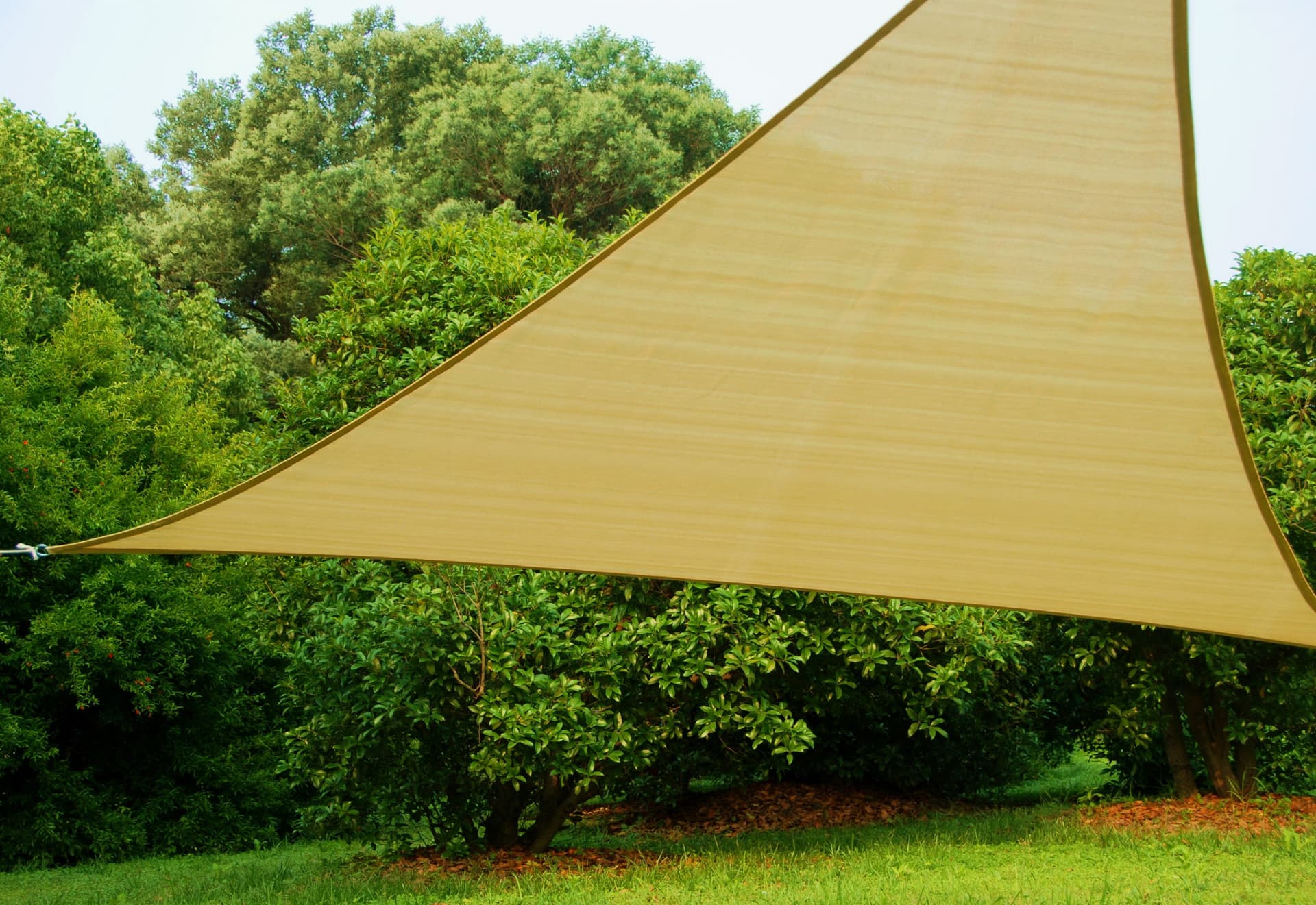 Tenda Vela Ombreggiante Hdpe 5 x 5 x 5MT Beige i Giardini del Re - 2